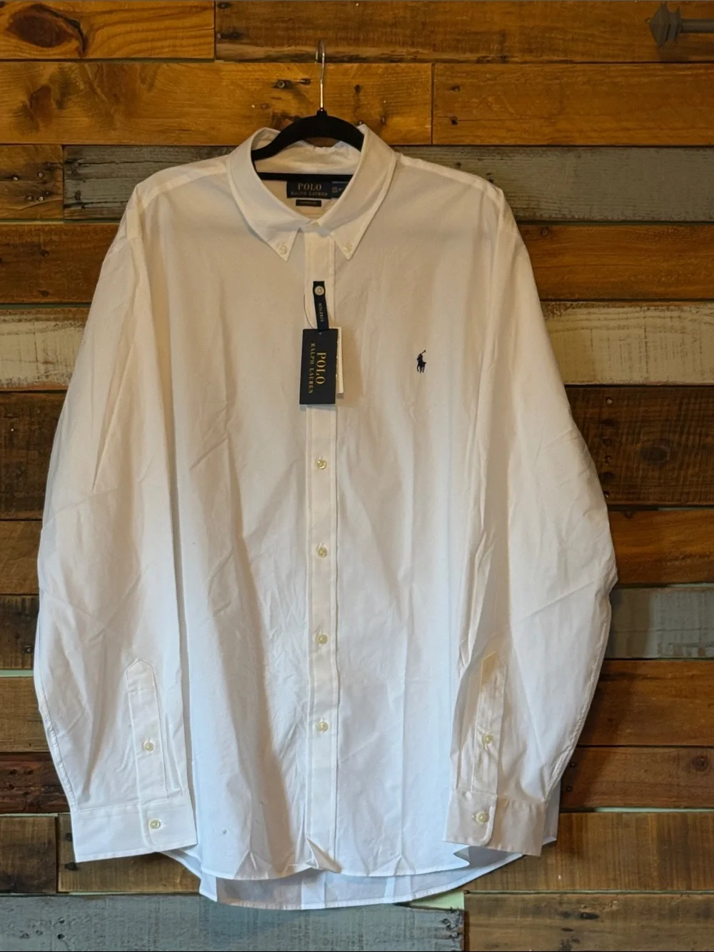 NWT Polo Ralph Lauren Classic Fit Stretch Poplin Shirt